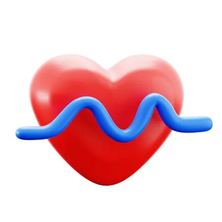 Heart Beat  3D Icon