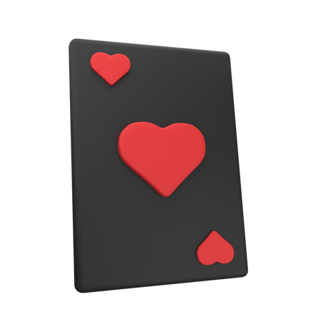 Heart Card  3D Icon