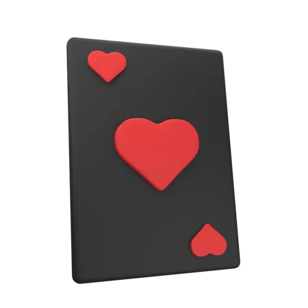 Heart Card  3D Icon