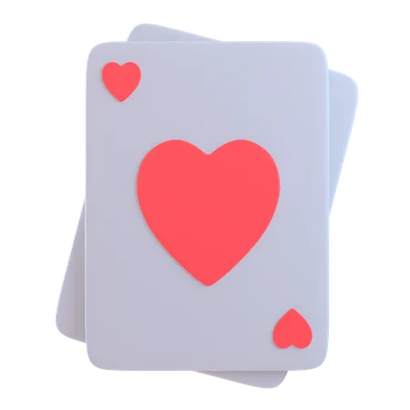 Heart Card  3D Icon