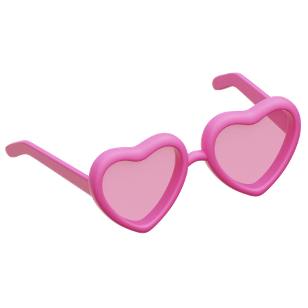 Heart Glasses  3D Icon