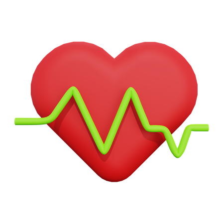 Heart Health  3D Icon