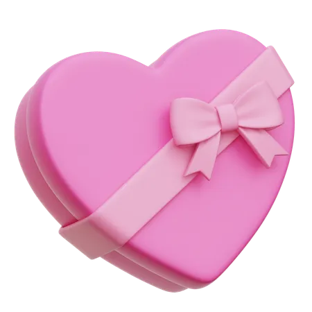 Heart Shape Gift  3D Icon