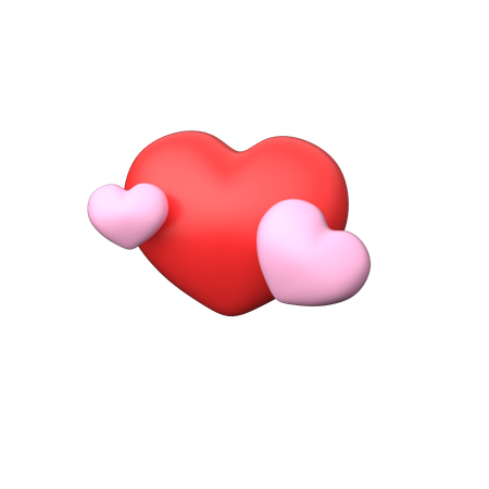 Hearts  3D Icon