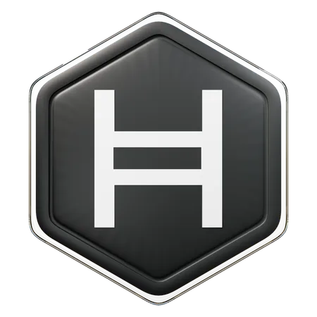 Hedera (HBAR)-Abzeichen  3D Icon