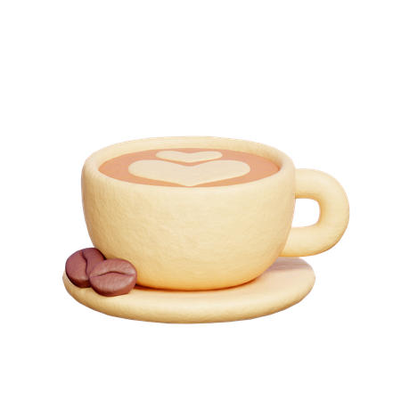 Heißer Kaffee  3D Icon