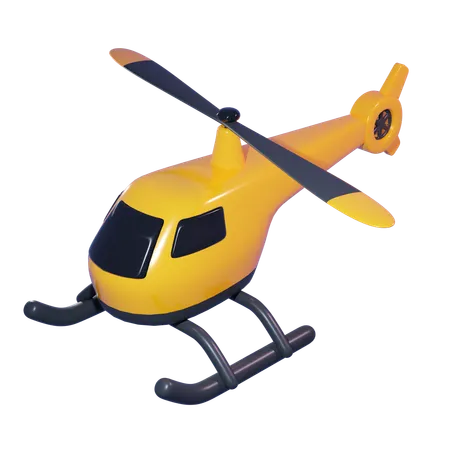 Helicopter  3D Icon