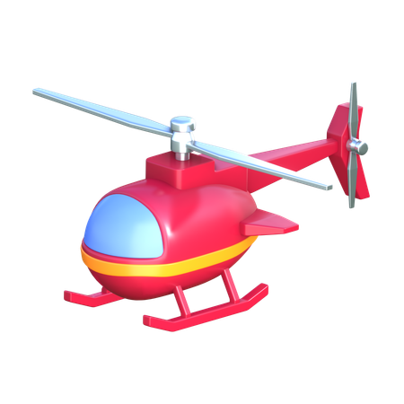 Helicopter  3D Icon