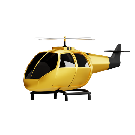 Helicopter  3D Icon