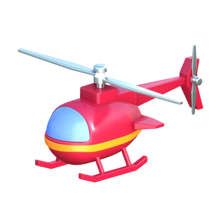 Helicóptero  3D Icon