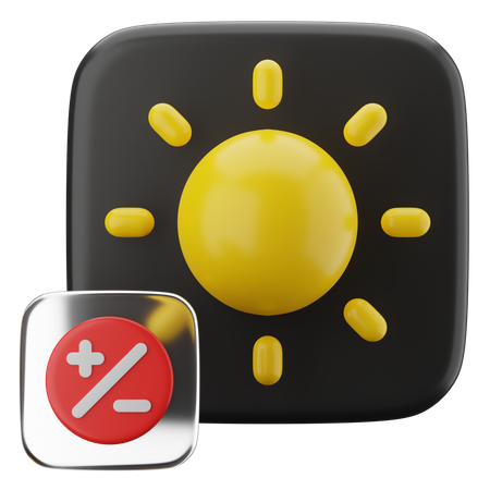 Helligkeit  3D Icon