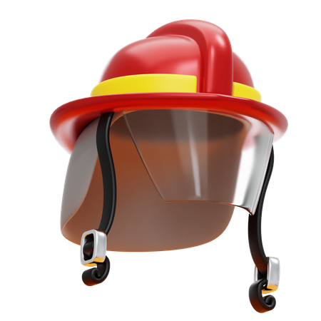 Helmet Fire Fighter  3D Icon