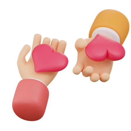 Helping Hands  3D Icon