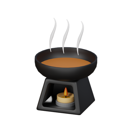 Herb Steam  3D Icon