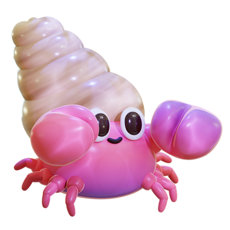 Hermit Crab  3D Icon