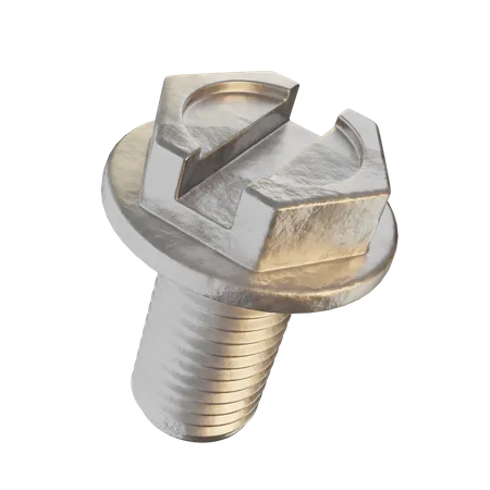 Hex Slot Screw  3D Icon