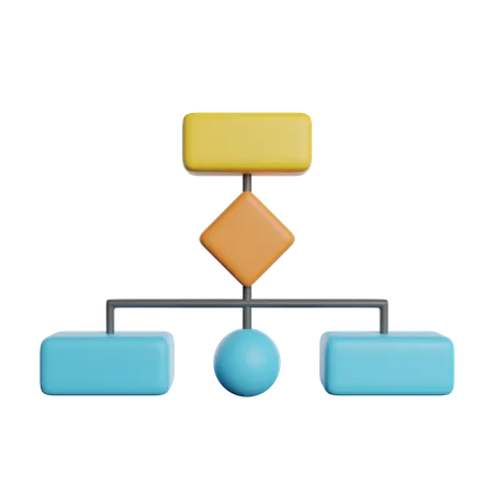 Hierarchy  3D Icon