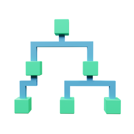 Hierarchy  3D Illustration