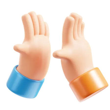 High Five  3D Icon