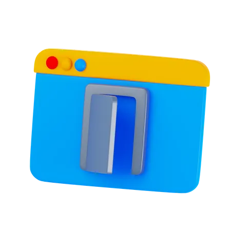 Hintertür  3D Icon