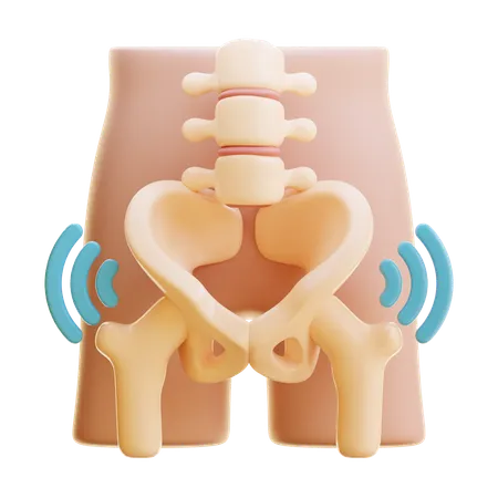 Hips Rheumatism  3D Icon