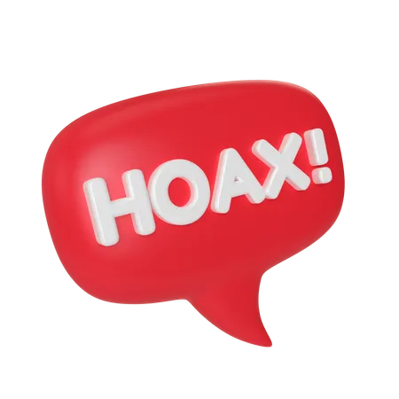 Hoax  3D Illustration