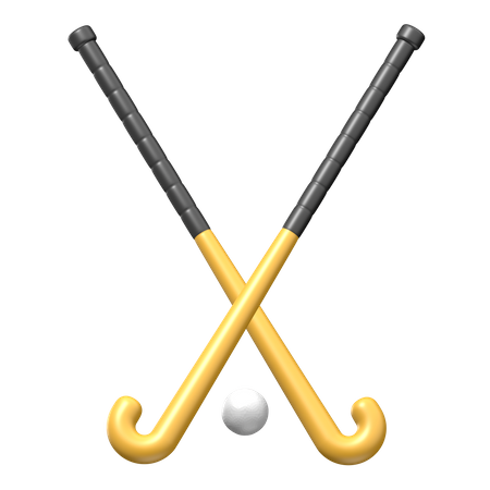 Hockey equipment  3D Illustration