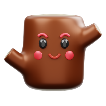 Holz hacken  3D Emoji