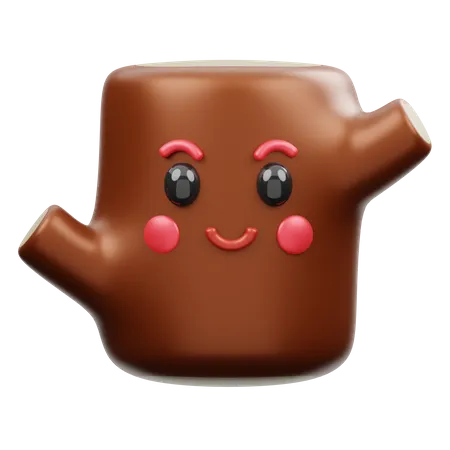 Holz hacken  3D Emoji