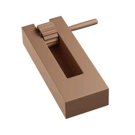 Holzmatratze  3D Icon