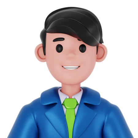 Empresario  3D Icon