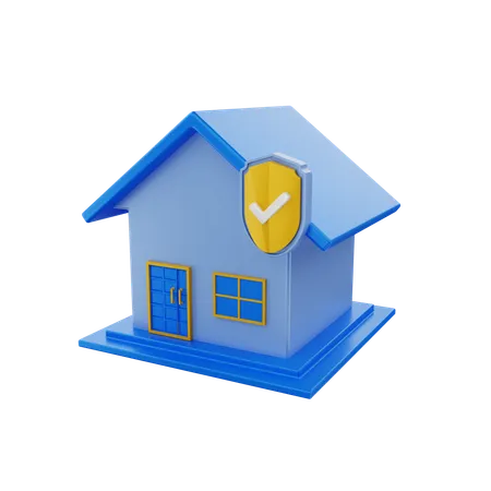 Home Insurance  3D Icon