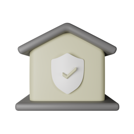 Home Insurance  3D Icon