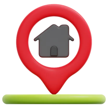 Home Location  3D Icon