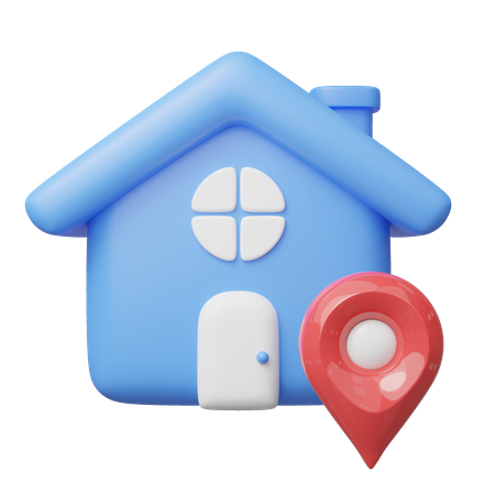 Home Location  3D Icon