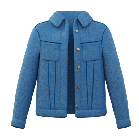 Veste en jean homme  3D Icon