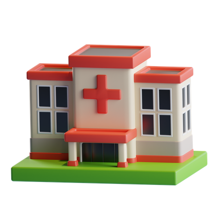 Hôpital  3D Icon