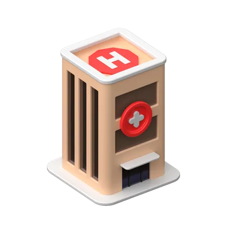 Hôpital  3D Icon