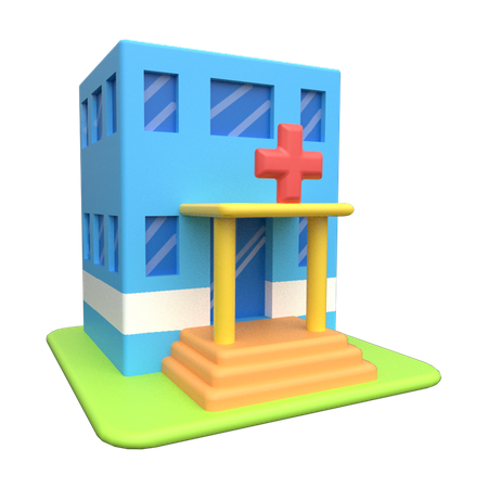 Hôpital  3D Illustration