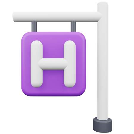 Hôpital  3D Icon