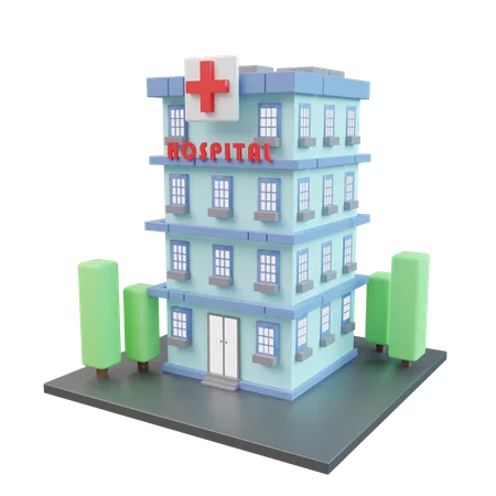 Hôpital  3D Icon