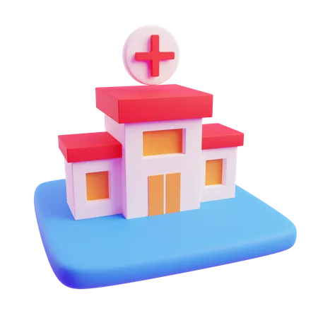 Hôpital  3D Icon