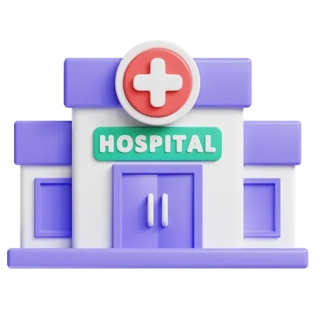 Hôpital  3D Icon