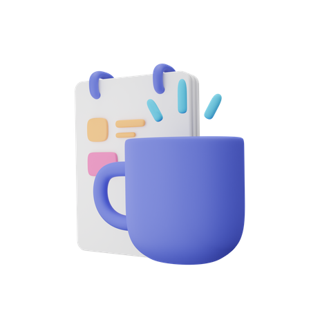 Hora do café  3D Icon