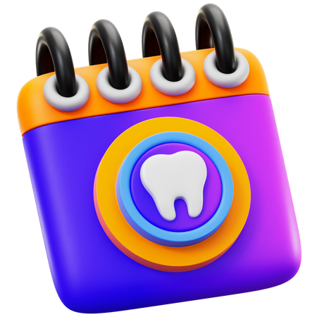 Horario dental  3D Icon