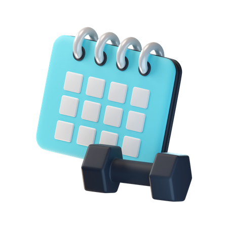 Horario de gimnasio  3D Icon