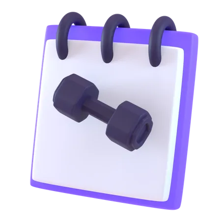 Horario de gimnasio  3D Icon