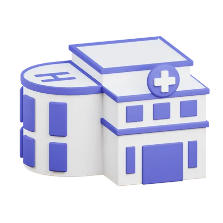 Hospital  3D Icon