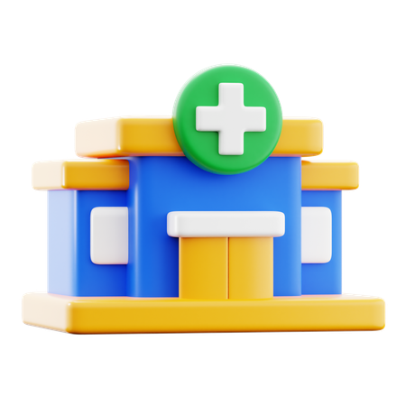 Hospital  3D Icon