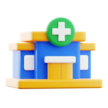 Hospital  3D Icon